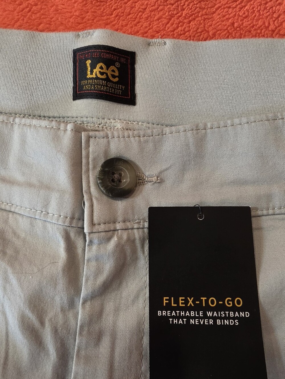 Lee Skimmer Pants in Summer Haze (Light Gray) NWT 22W - Picture 10 of 10
